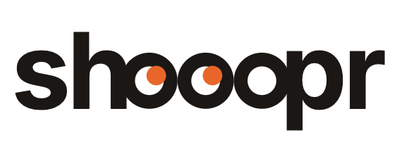 Black Shooopr brand asset
